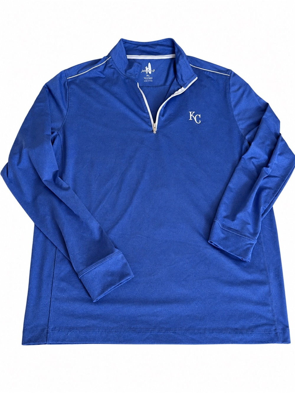 johnnie-O Royal Blue KC Quarter-Zip Pullover